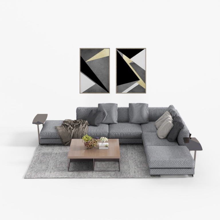 Heng Xing-sofa series-SF3-corner sofa combination