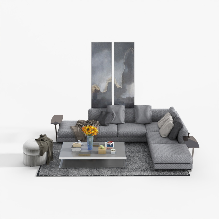 Heng Xing-sofa series-SF3-corner sofa combination