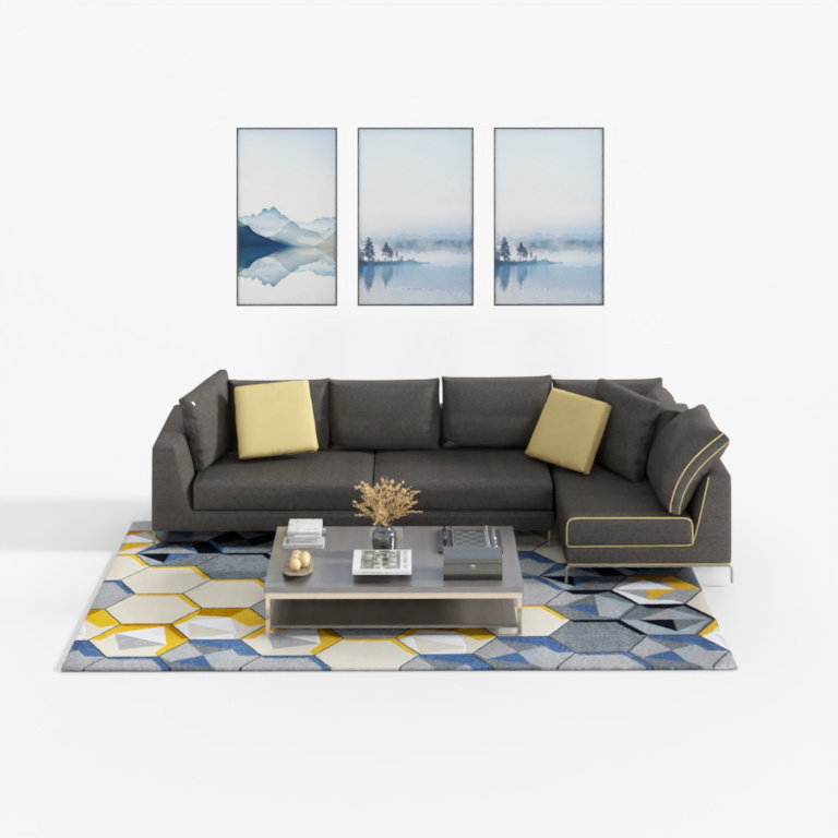 Ge Yaxi Feicuibin Living Room Multi-Seater Sofa Set