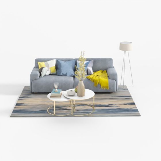 Urban Living Room 3D model