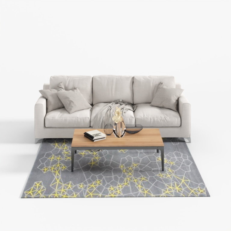 Combinación de sofá de tela rápido