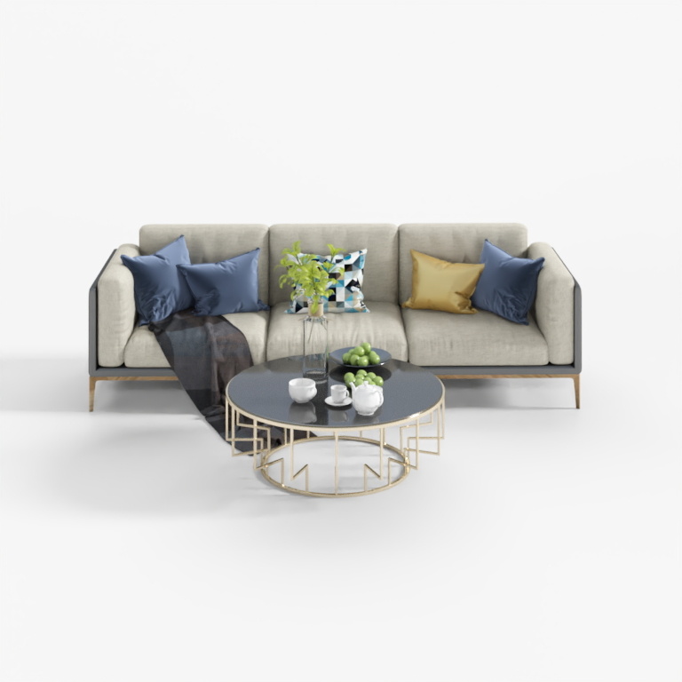 Modern style living room-sofa combination