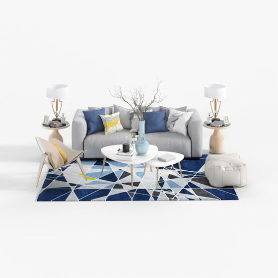 Urban Oasis Living Room 3D model