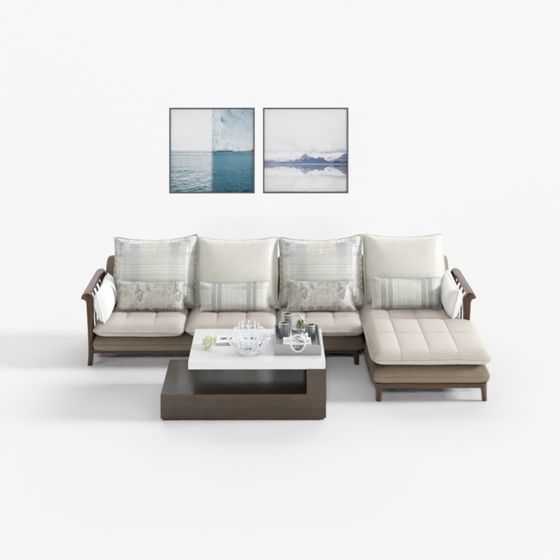 Urban Living Room Set 3D model