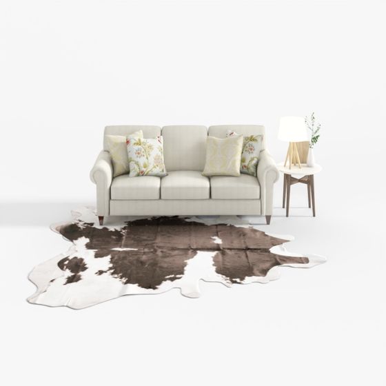 Cowhide Rug 3D model for Creative Projects