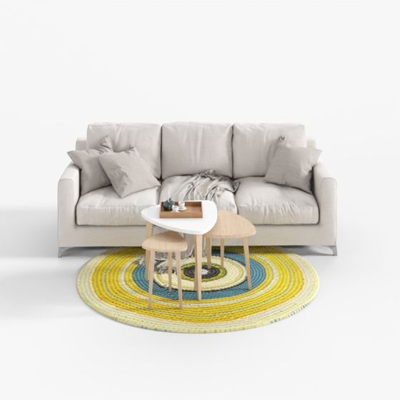 Cozy Living Room Set 3D model