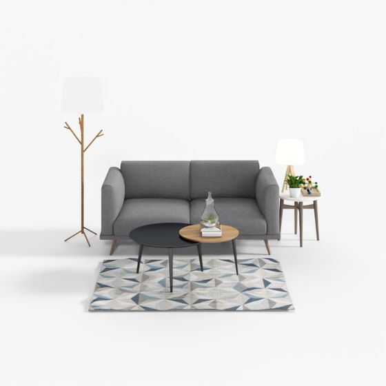 Modern Living Room 3D Model