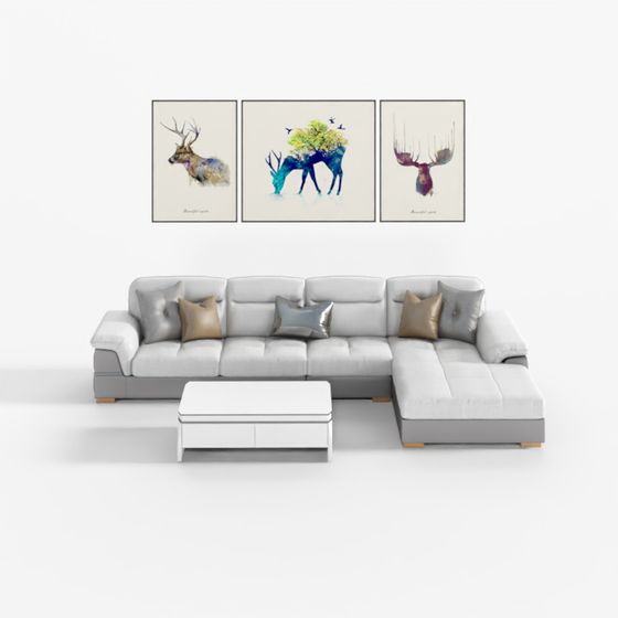 Urban Comfort Sofa 3D model