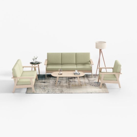 City Oasis Living Room 3D model for Modern Spaces