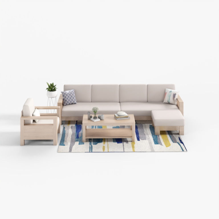 Yuan Shi Mu Yu Rhine Series C383 Sofa Set