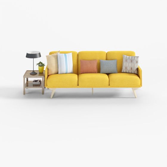 Sunny Seat 3D Model for Modern Interiors