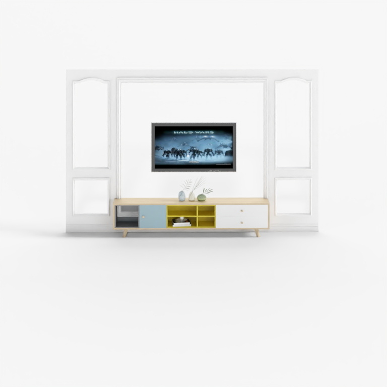 Wood language - TV cabinet combination