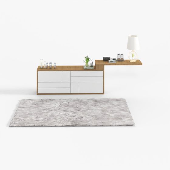 City Living Room 3D model for Modern Design