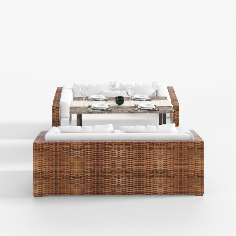 Simple vine chair card holder combination