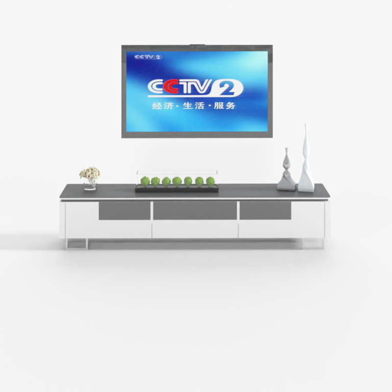 Modern Minimalist TV Cabinet 3D model