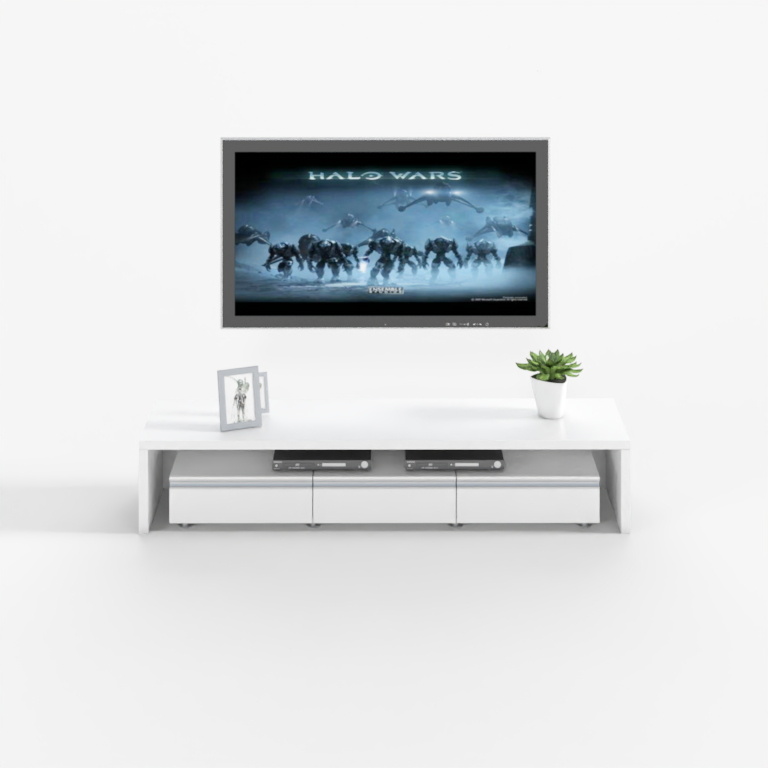 Modern minimalist solid wood lacquered drawer TV Cabinet combina