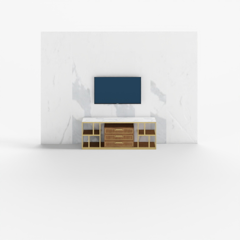 Bern sub-rock-plate TV Cabinet combination