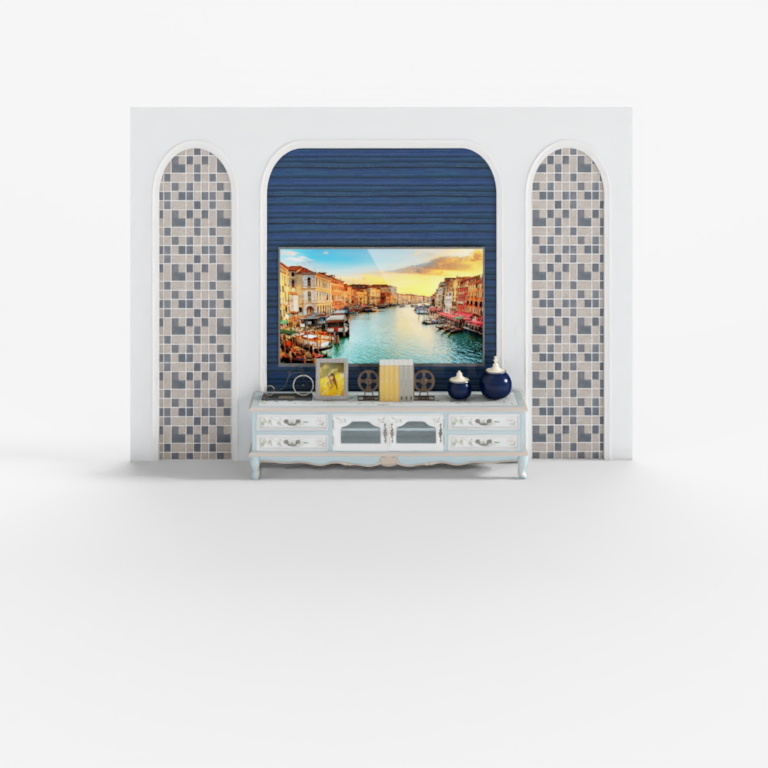 Rafi Manny American painted TV Cabinet combination