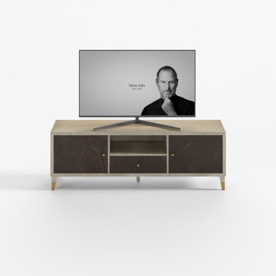 Sleek Modern TV Stand 3D model