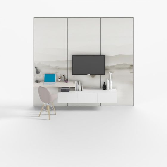 Urban Landscape TV Cabinet 3D model