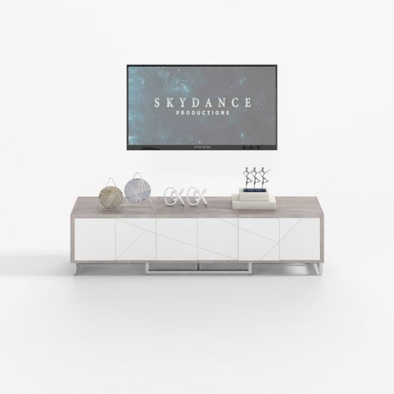 Modern Minimalist 3D TV Stand Model