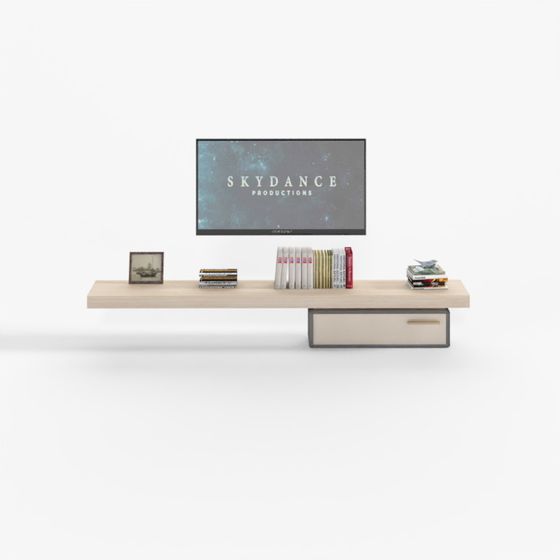 Minimalist TV Stand 3D model