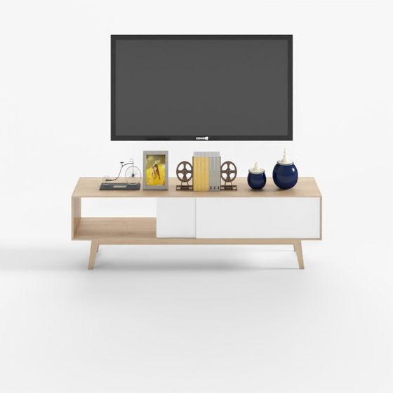 Modern Minimalist TV Cabinet 3D model