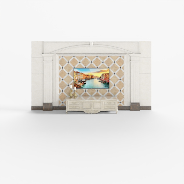 European style TV Cabinet combination