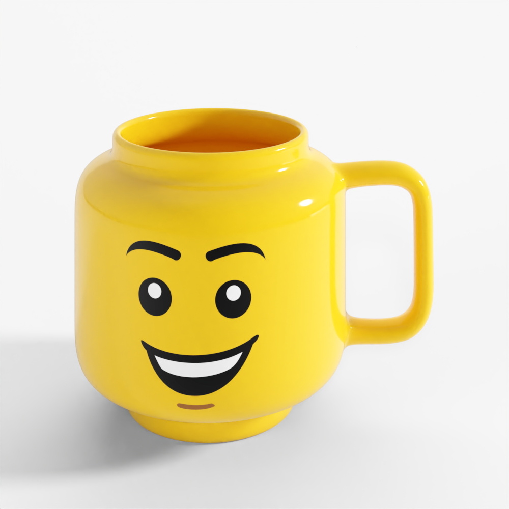 Happy Boy Large Ceramic Mug