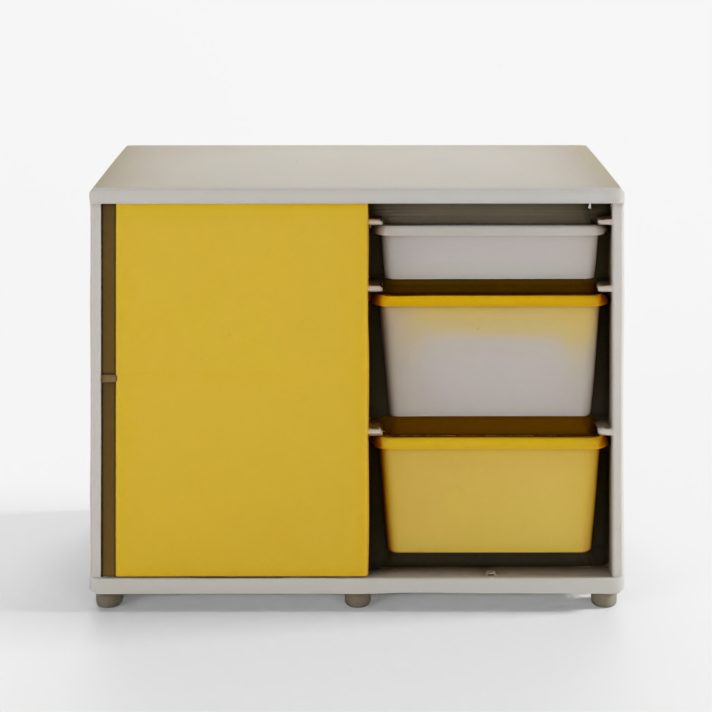 Iloom Swivel Door Storage Cabinet A (Reversible Door Type)
