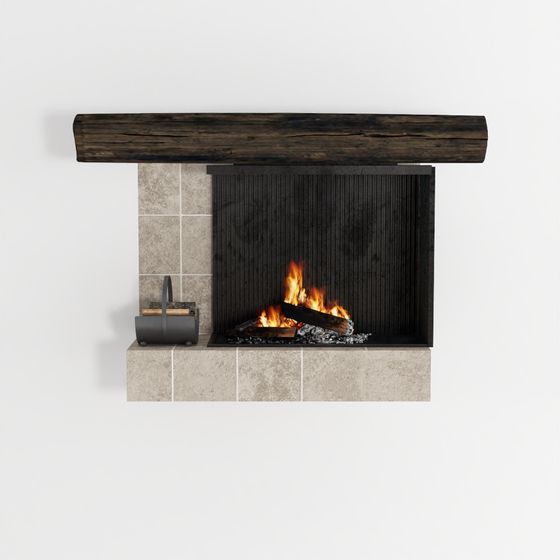 Camino per Soggiorno Mid-Century Francese