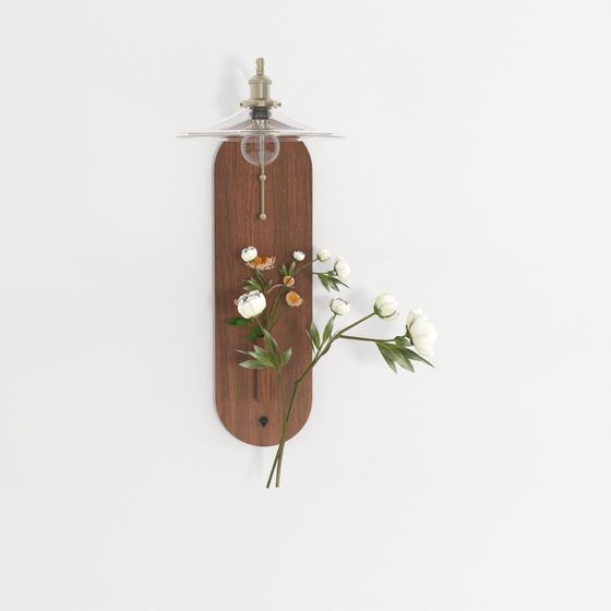 Französische Mid-Century-Wandlampe