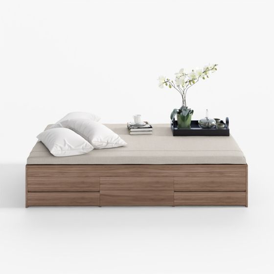 Modern Minimalist Bed 3D model Design
