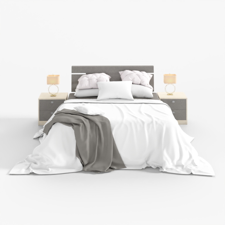 EXO-Yi Xiao line-white Maple-bed combination