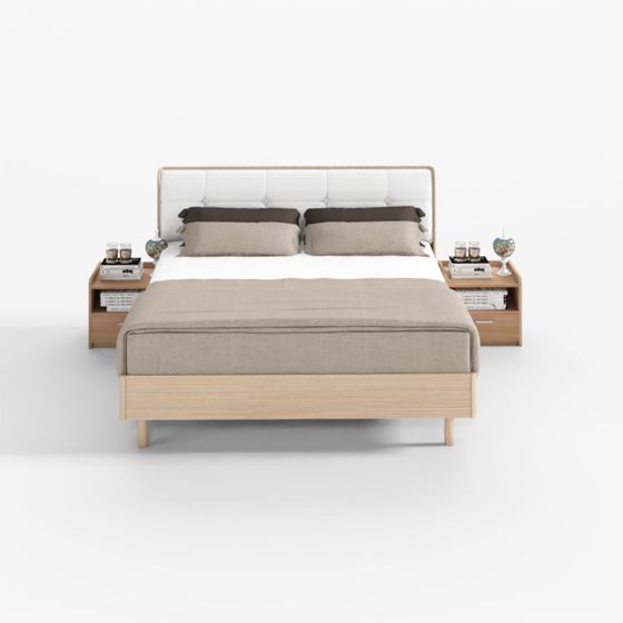 Modern Minimalist 3D Bed Model