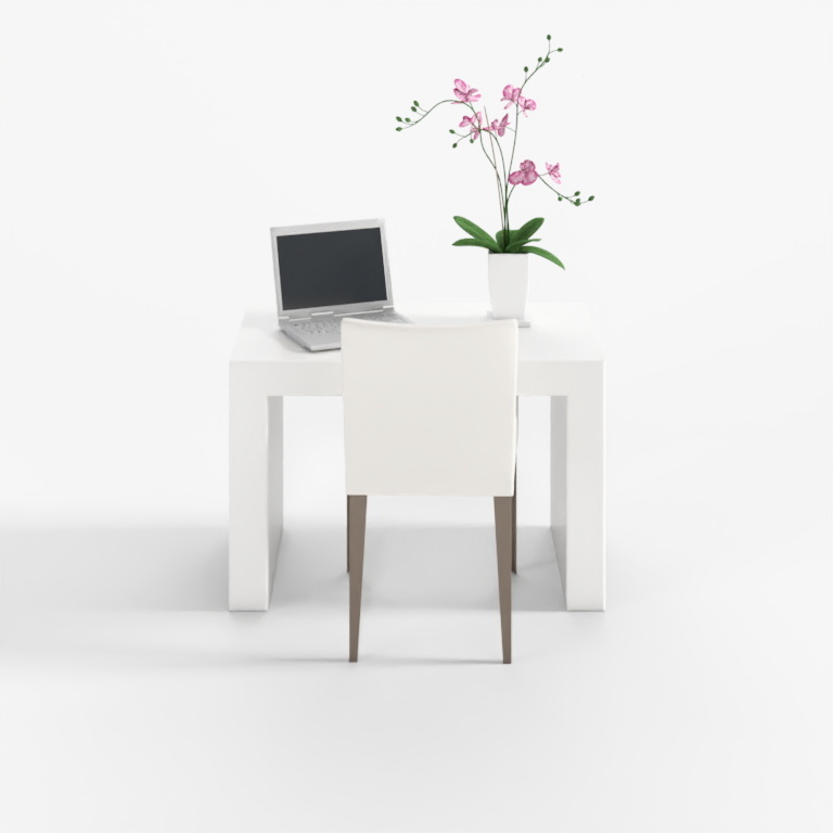 A simple, modern tatami-Desk combination