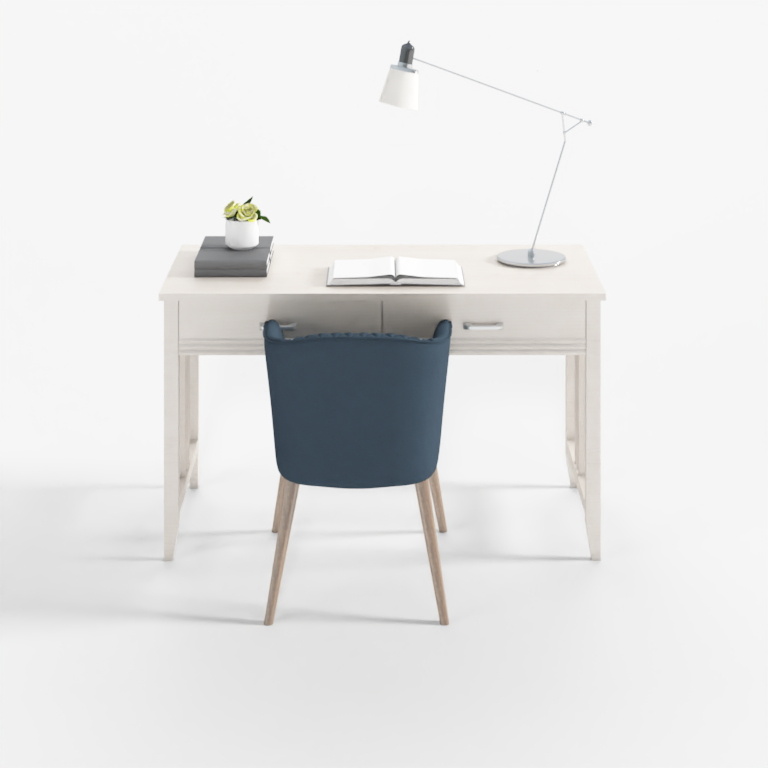 The worm of the worm head-pure wood habitat Desk combination