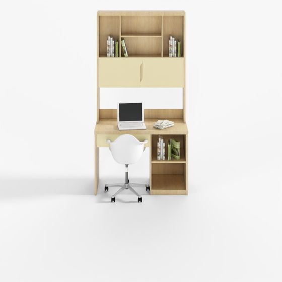 Modern Student Desk Combo in Earth Color