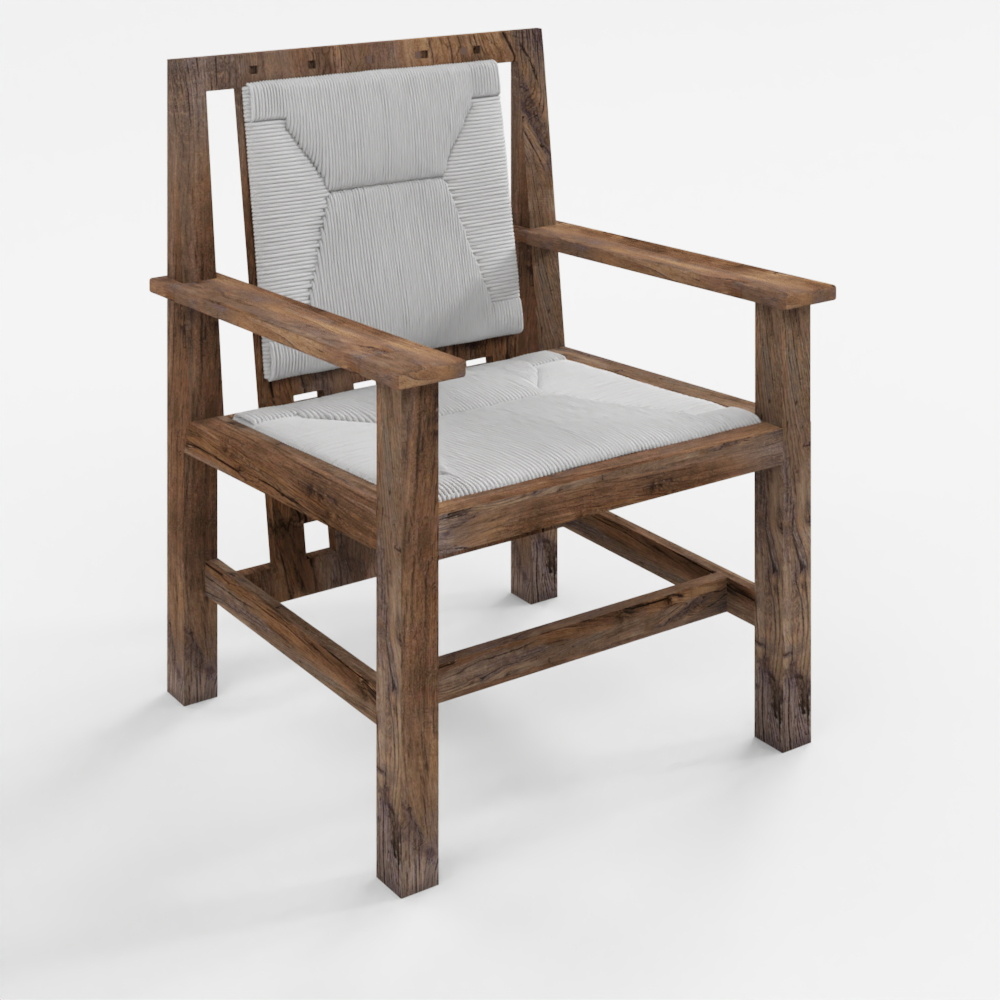 Vintage Living Room Upholstered Chair 1