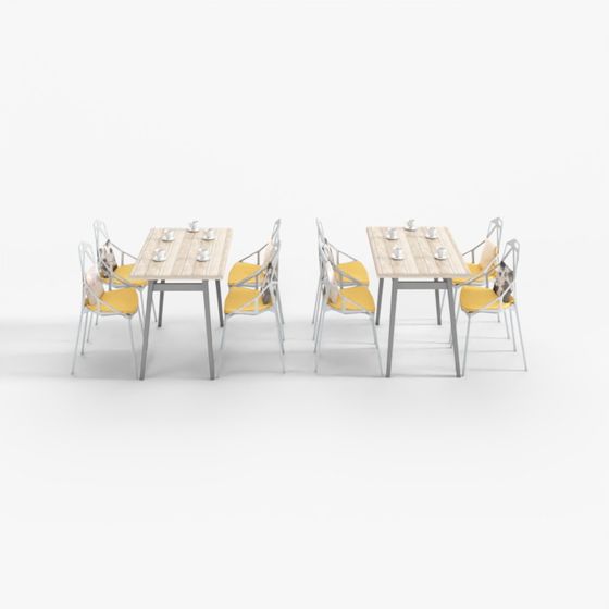 Urban Cafe Corner 3D model for Creative Spaces