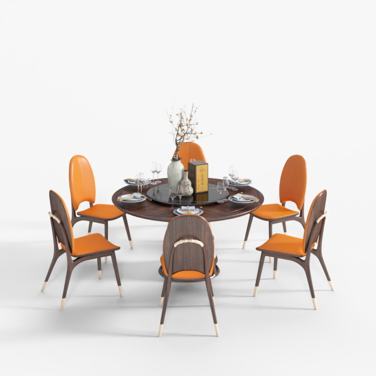 T1904A Time Round Dining Table Set