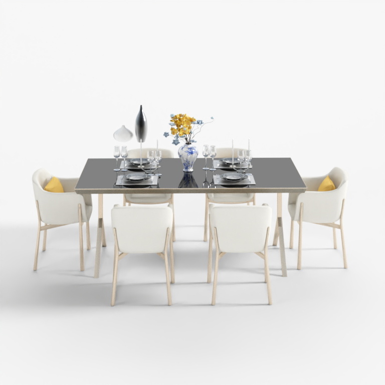 VR-City-dining table and chairs combination
