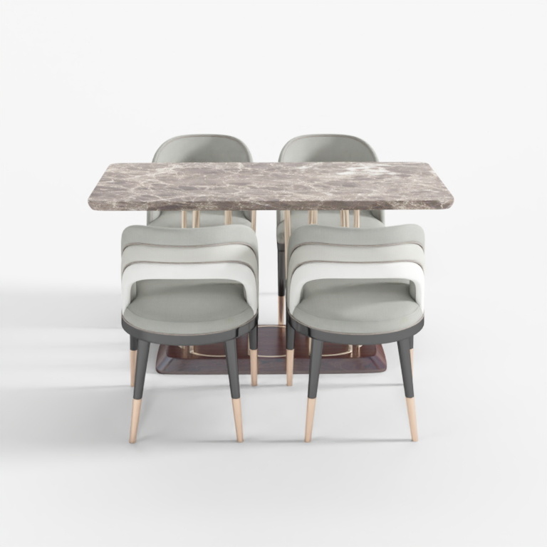 Preferably fan art Portopo simple modern rectangular dining tabl