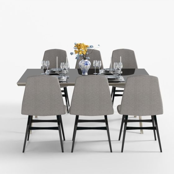 Urban Dining Table 3D model
