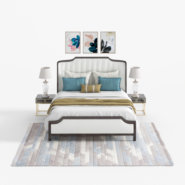 Urban Elegance Bed 3D model