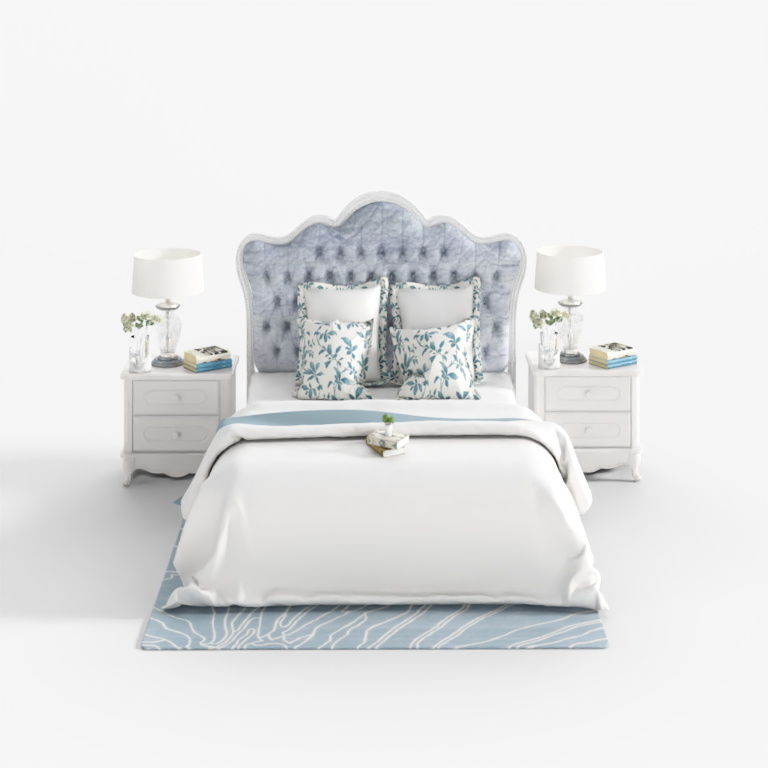 Le Yi Jia Jane kết hợp phòng ngủ châu Âu