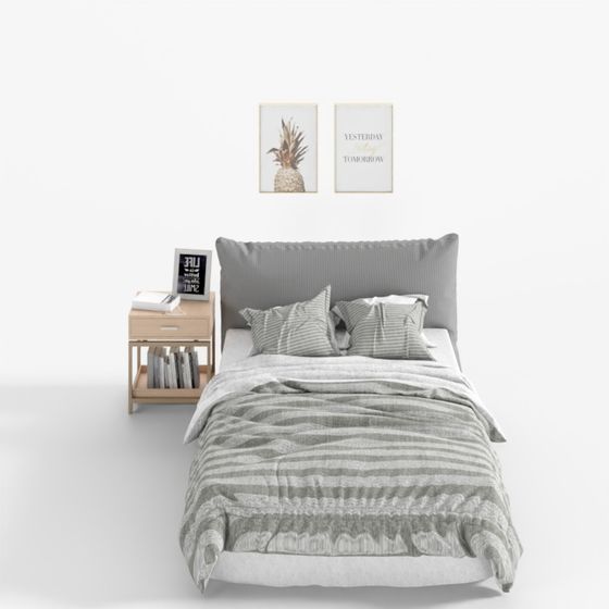 Cozy Retreat Modern Bedroom 3D model