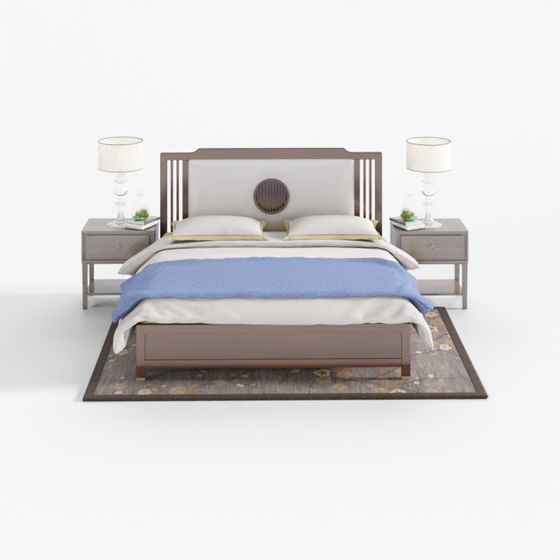 Urban Retreat Bedroom Set 3D model