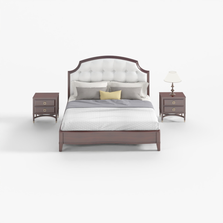 Cozy Retreat Bed 3D model