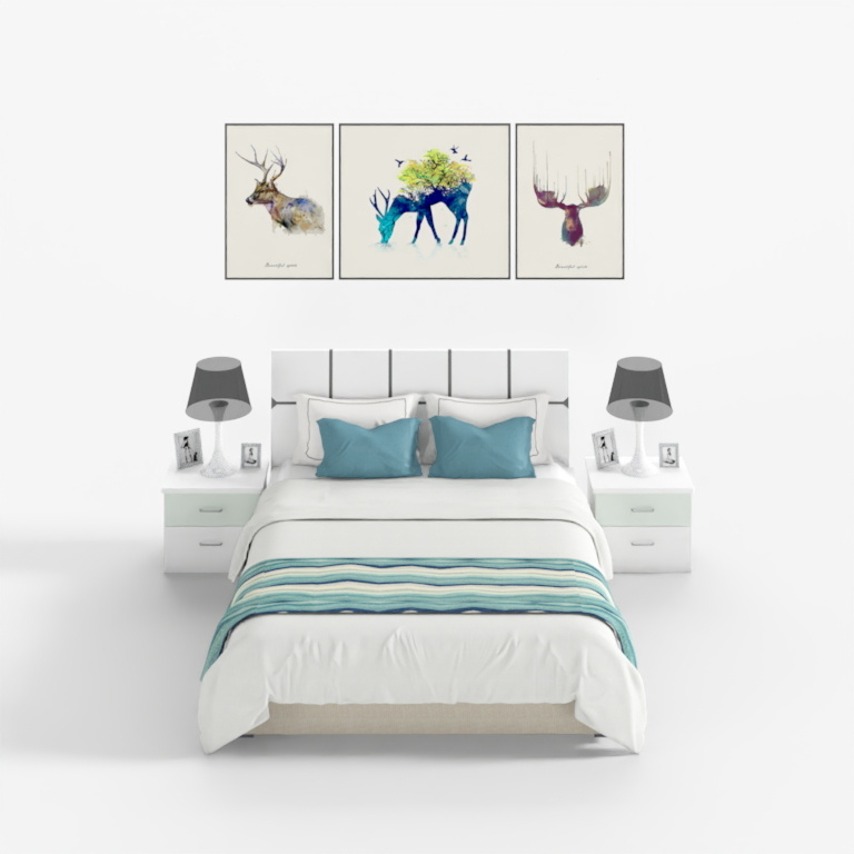 Modern times-room-bed combination